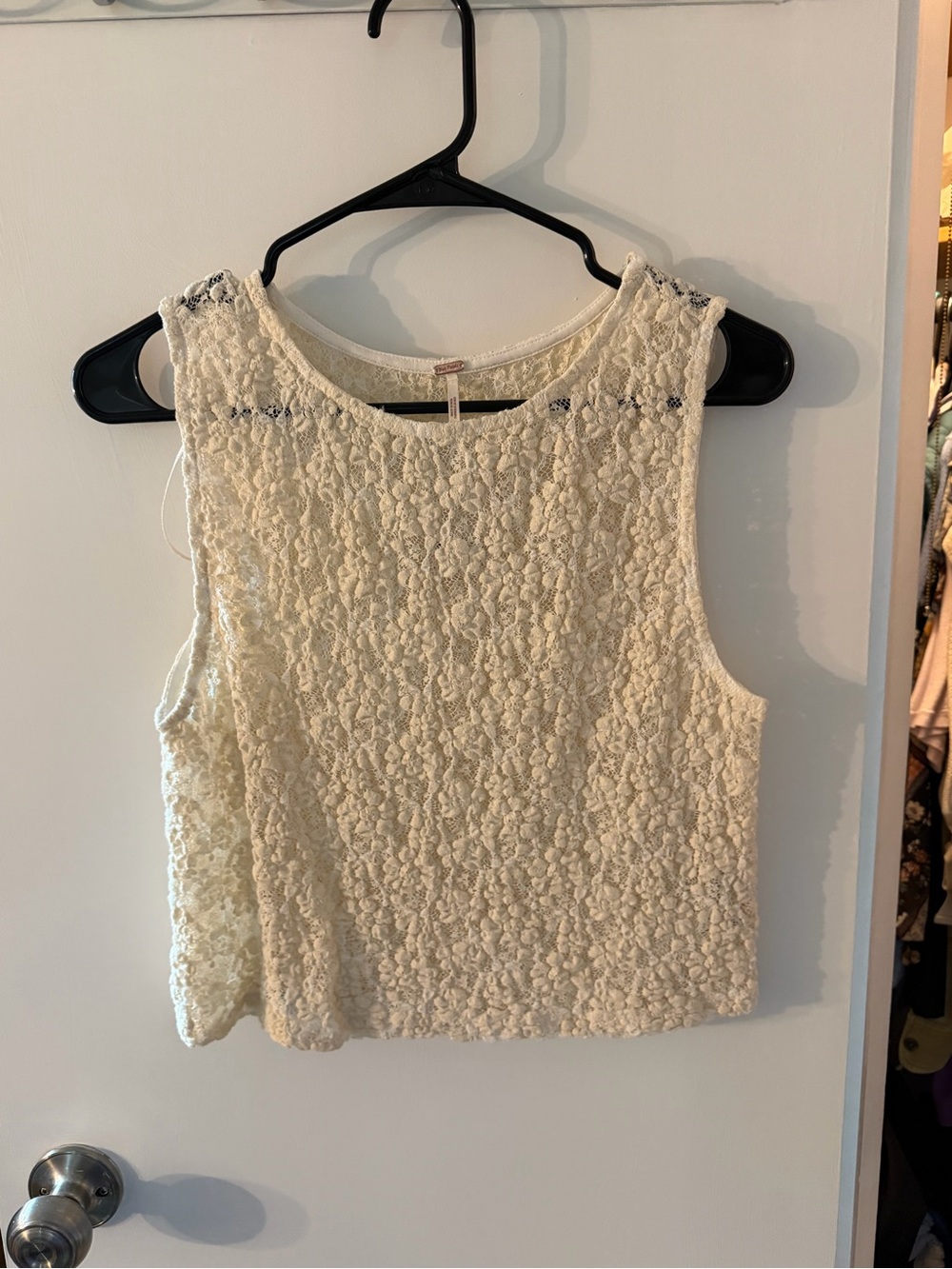 Free People Lace Tank Top Size xl nwt